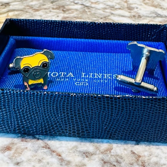 Iota Links - PUG cuff links, brand new in gift box - Picture 3 of 5